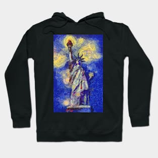 Freedom in flames Van Gogh Monet Cézanne Hoodie